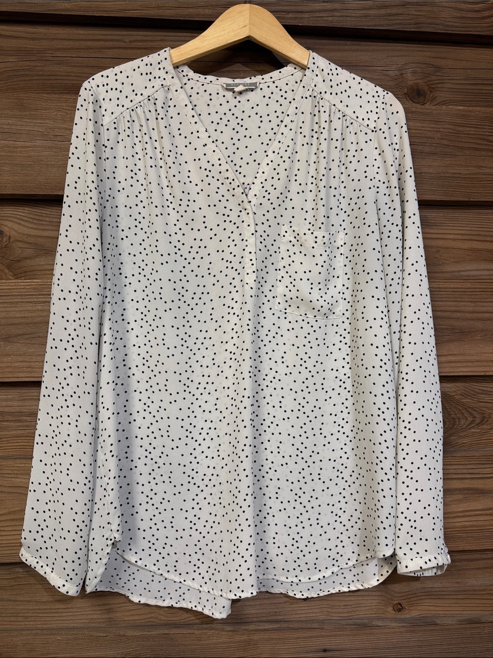 Pleione Polka Dot Blouse